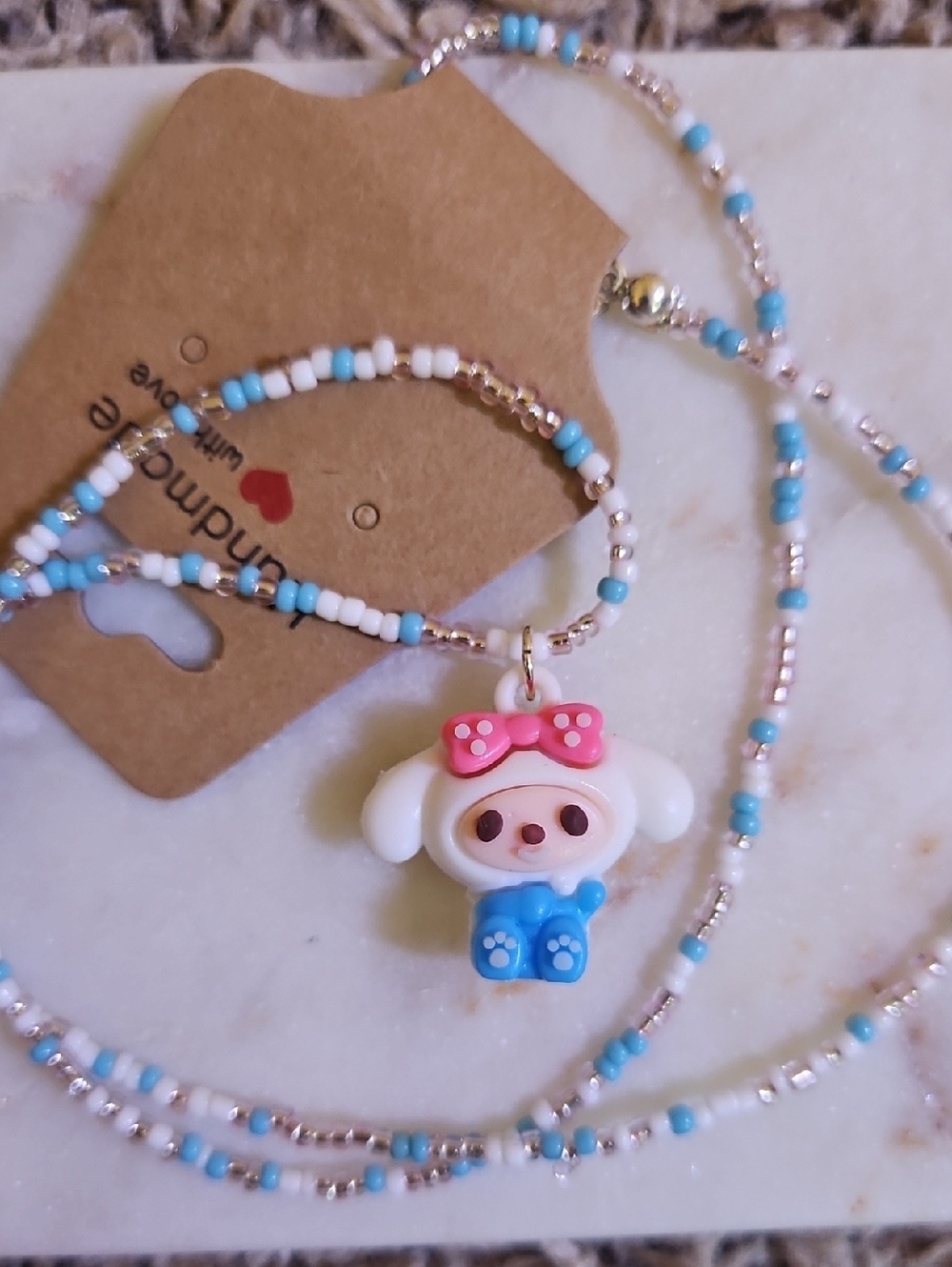 Hello Kittys My Melody beaded necklace